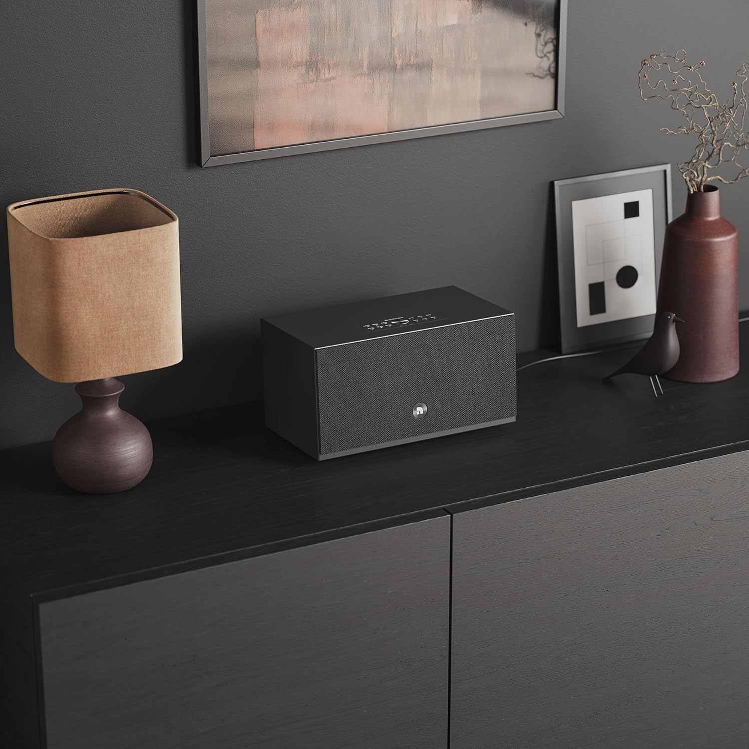 C10 MkII W Enceinte multiroom sans fil 80 W Amplificateur classe D, AirPlay 2, Google Cast, Bluetooth 5.0, entrée RCA Line-In, Subwoofer Out (Noir)