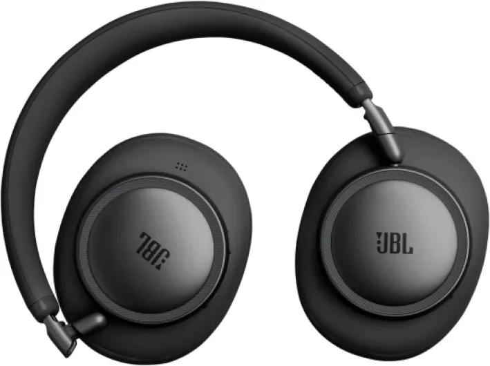 Live 780NC Casque Circum-Auriculaire sans Fil à Réduction de Bruit Adaptative, Son Spatial, Commande Vocale et JBL Pure Bass, Noir Noir Live 780