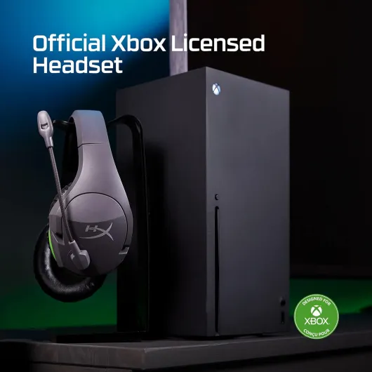 CloudX Stinger Core – Casque de jeu sans fil pour Xbox Series X-S et Xbox One, Coussinets en mousse à mémoire de forme et cuir, Micro à réduction du bruit, Surveillance CloudX Stinger Core Sans fil