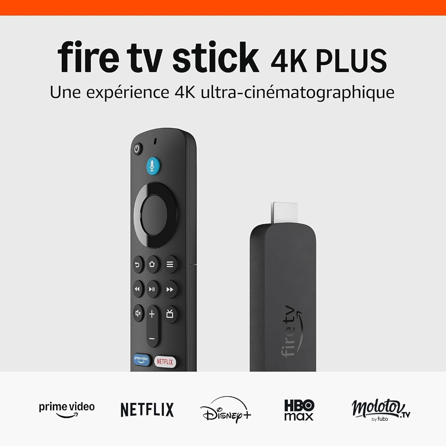 Amazon Fire TV Stick 4K Plus avec Amazon - Adaptateur Ethernet
