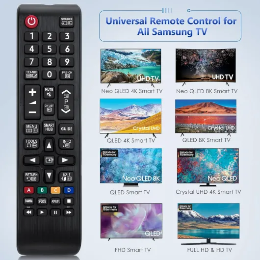 Universelle pour Telecommande-Samsung, Compatible avec Toutes Les Telecommande Samsung Smart TV pour Samsung TV