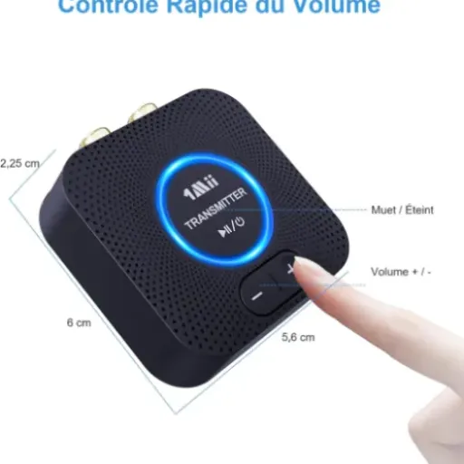 Test 1Mii B06Set 2.4GHz : le kit audio sans fil simple qui remplace un câble RCA de 15 mètres