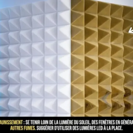 Test Arrowzoom Panneaux Acoustiques 25x25x5 cm : ça calme l’écho, mais pas les voisins