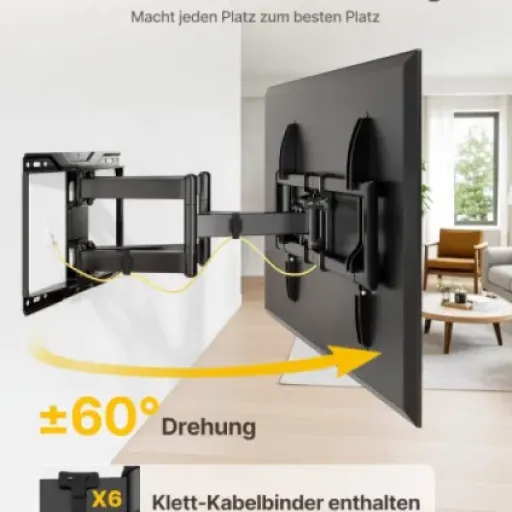 Test monTEK Support mural TV bras extra long : le gros bras qui tient vraiment la télé