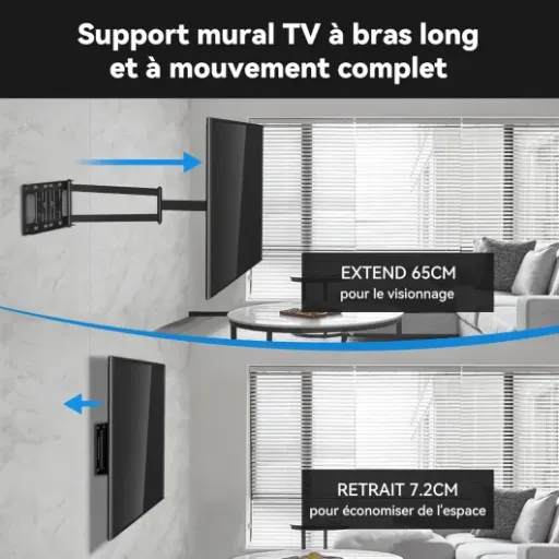 Test FORGING MOUNT Support Mural TV Longue Portée : le bras qui va (vraiment) chercher loin
