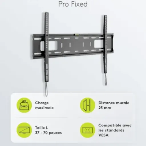 Test Goobay Support TV Mural Fixe 37-70" : le support simple qui fait le job sans chichi