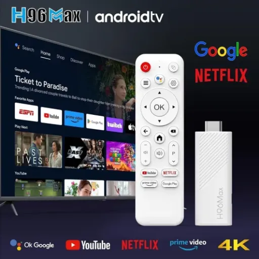 Test IPTV H96 Max TV Stick : la clé Android 14 qui promet beaucoup… et livre surtout du YouTube