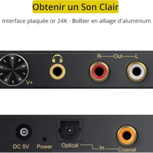 Test PROZOR DAC 192kHz Dolby/DTS : le petit boîtier qui sauve les vieilles chaînes hi-fi