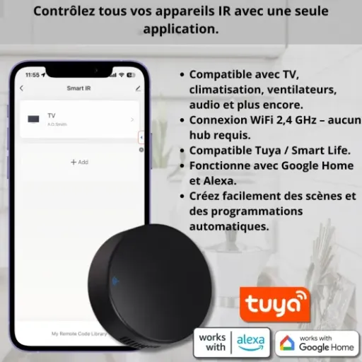 Test Sone Smart One Télécommande Universelle IR WiFi : le petit boîtier qui rend tes vieux appareils un peu plus malins