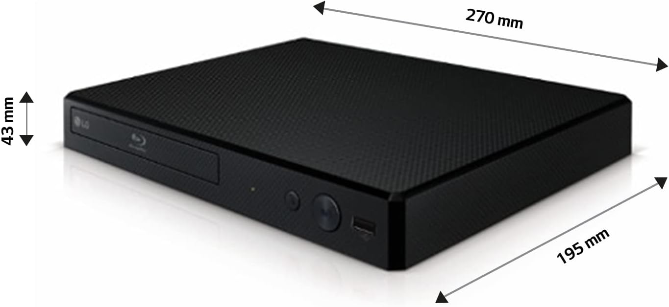 BP250 - Lecteur Blu-Ray (HDMI, Port USB) - Noir
