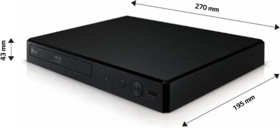 BP250 - Lecteur Blu-Ray (HDMI, Port USB) - Noir