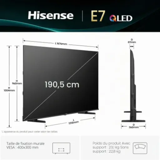 Test Hisense 75E7Q QLED 75 pouces : la grosse TV 4K qui mise sur le rapport qualité-prix