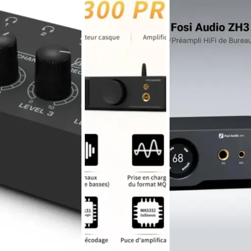 3 meilleurs amplificateurs casque : notre comparatif (juin 2026)