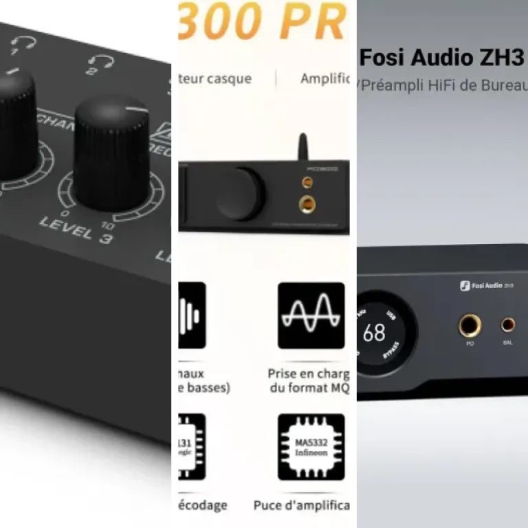 6 meilleurs amplificateurs casque : notre comparatif (2026)