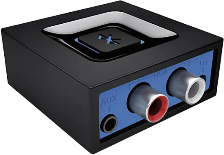 Récepteur Audio sans Fil, Adaptateur Bluetooth pour PC/Mac/Smartphone/Tablette/Récepteur AV, Sorties 3,5mm et RCA pour Hauts-Parleurs, Couplage Simple, Multidispositifs, Prise EU, Noir