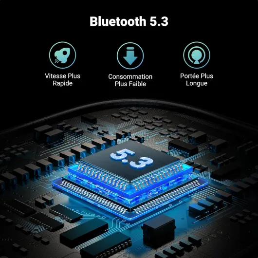 AptX Émetteur Jack Bluetooth 5.3 pour TV Transmetteur Récepteur 2 en 1 pour Voiture Prise Jack 3.5 mm Adaptateur Bluetooth Audio pour Casque Écouteur Avion Enceinte Haut-Parleur