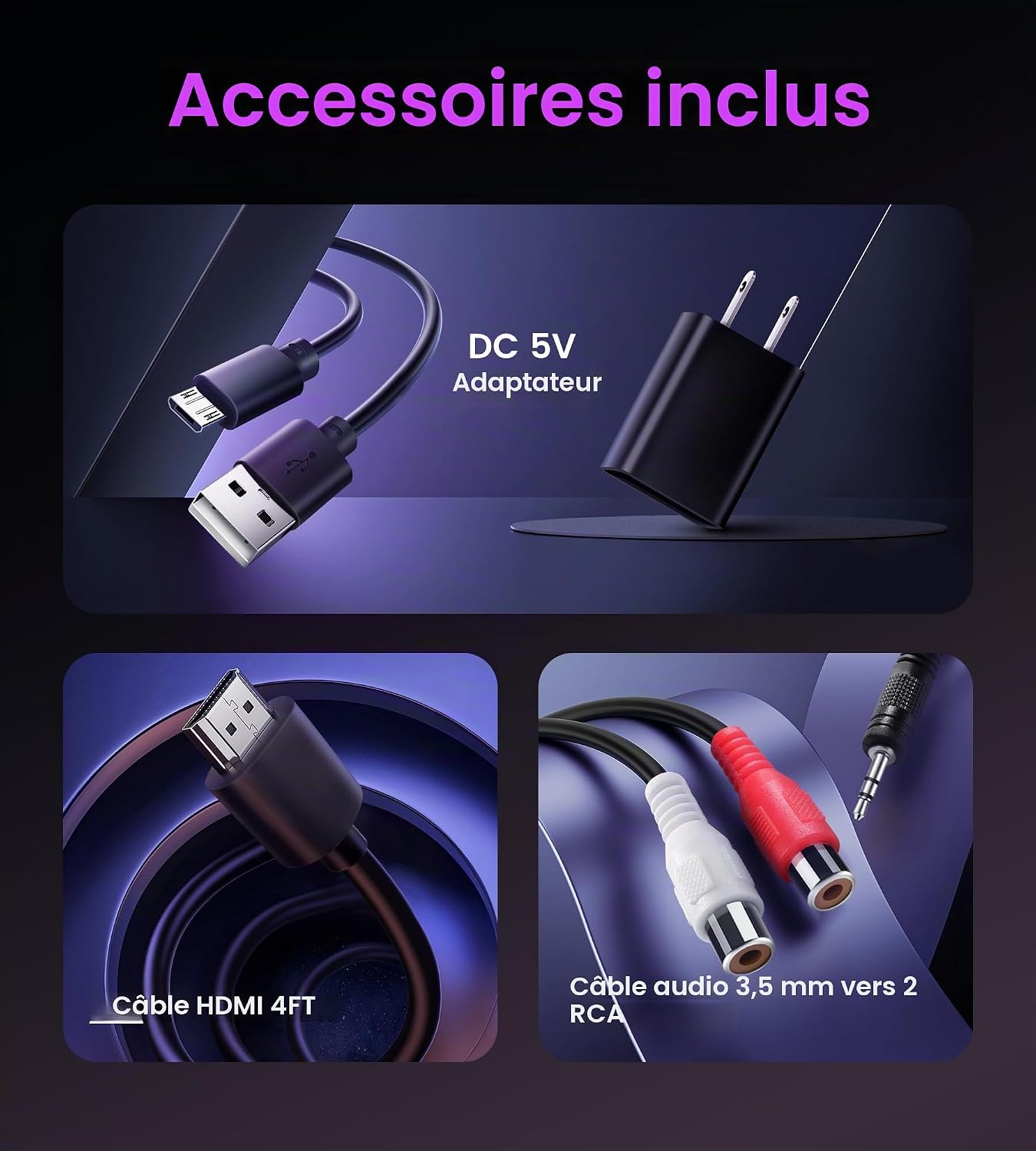 Avedio Links Extracteur HDMI 4K Vers HDMI + Optique Toslink SPDIF + Sortie Audio Stéréo Auxiliaire 3,5 mm - Adaptateur Convertisseur Compatible 4K@60Hz HDCP1.4 Full HD 1080p 3D