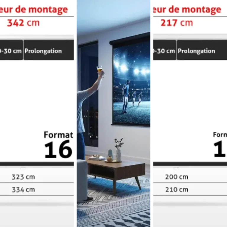 Classement des 5 meilleurs écrans manuels (2026)