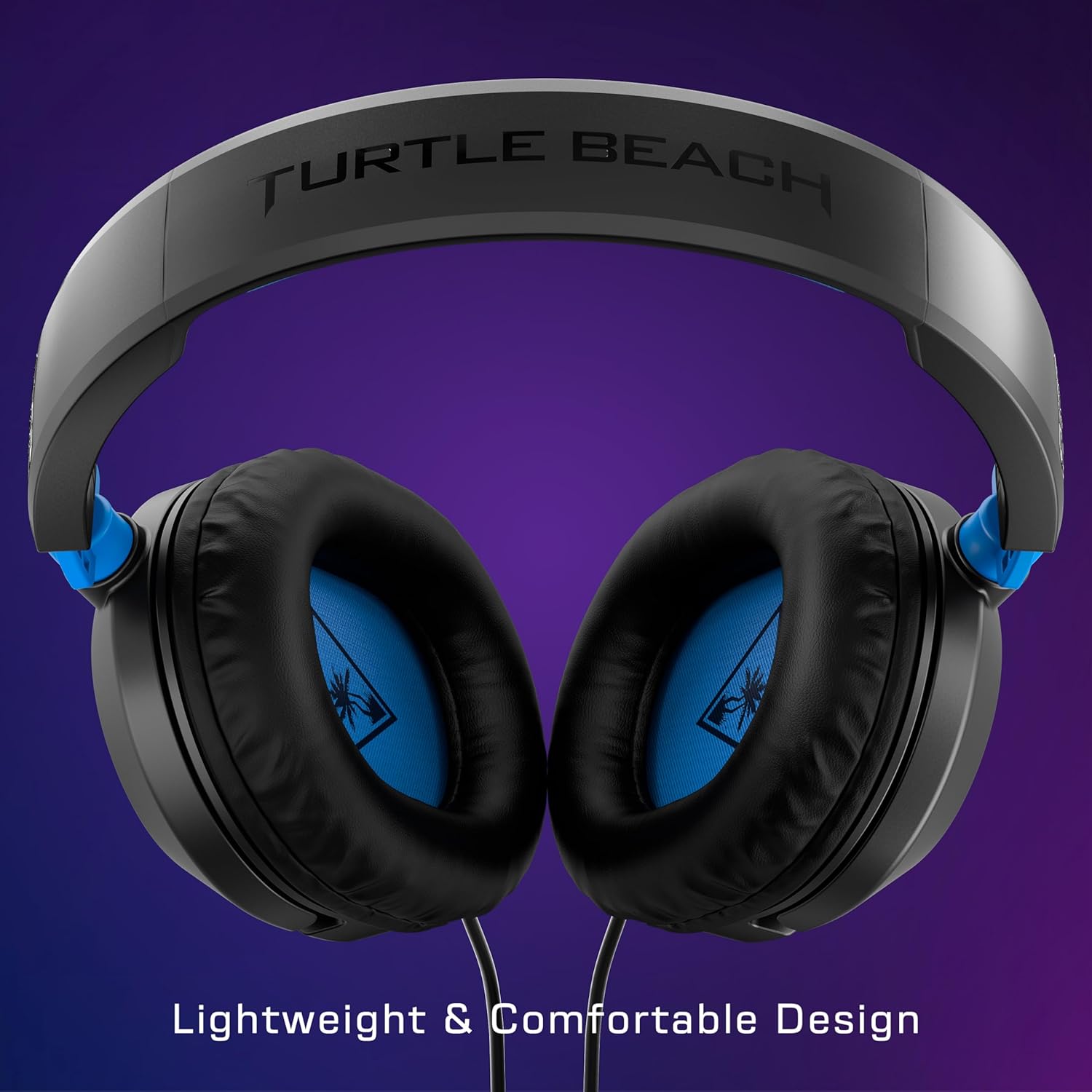 Recon 50P Casque Gaming w/ 3.5mm Connexion pour PS5, PS4, PS4 Pro, Xbox Series X, Xbox Series S et Xbox One, PC et Appareils Mobiles avec prise 3,5 mm Noir, Bleu