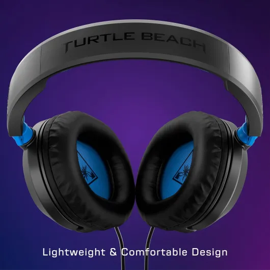 Recon 50P Casque Gaming w/ 3.5mm Connexion pour PS5, PS4, PS4 Pro, Xbox Series X, Xbox Series S et Xbox One, PC et Appareils Mobiles avec prise 3,5 mm Noir, Bleu