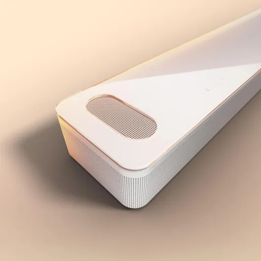 Ultra Barre de Son Intelligente avec Dolby Atmos et Alexa, Système de Son Surround pour téléviseur, IA Bluetooth sans Fil, Blanc