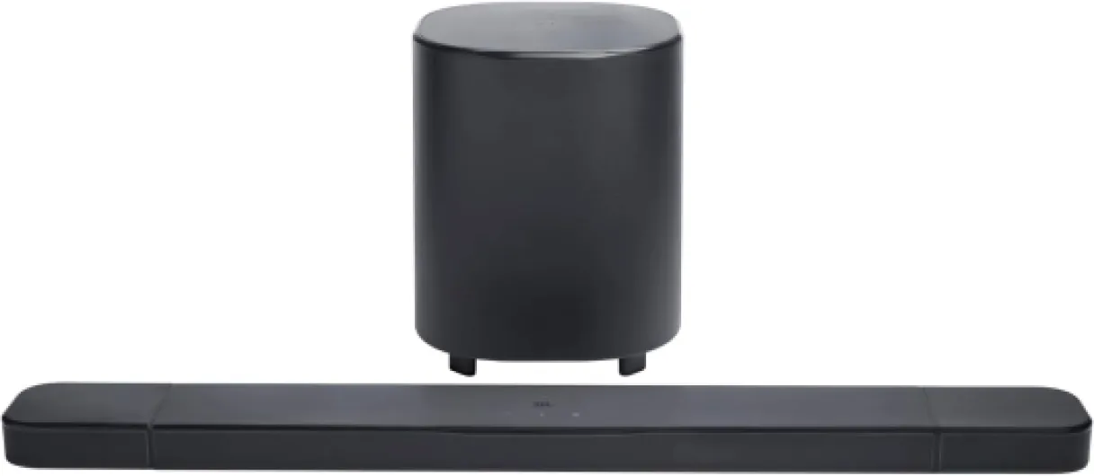 Bar 800 MK2, Barre de Son Bluetooth 7.1 canaux pour TV avec Enceintes détachables, Caisson de Basses de 25,4 cm, Dolby Atmos, HDMI eARC, Wi-FI, vidéo 4K, PureVoice 2.0 et MultiBeam 3.0, Noir JBLBAR800M2BLKEP