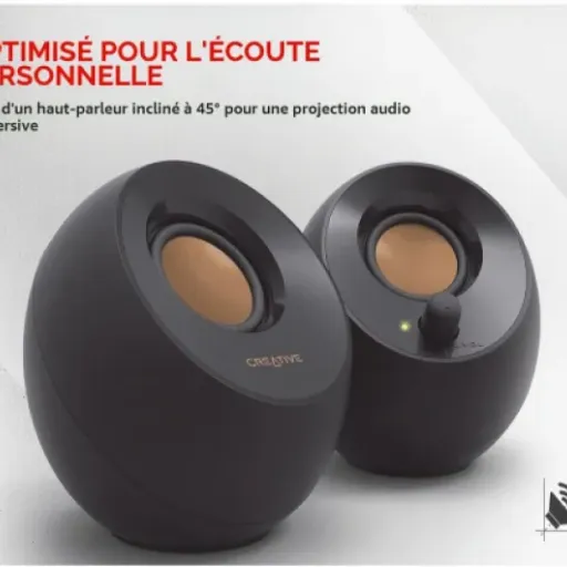 Test Creative Pebble 4.4W : de petites enceintes PC qui font le job sans se prendre pour des stars