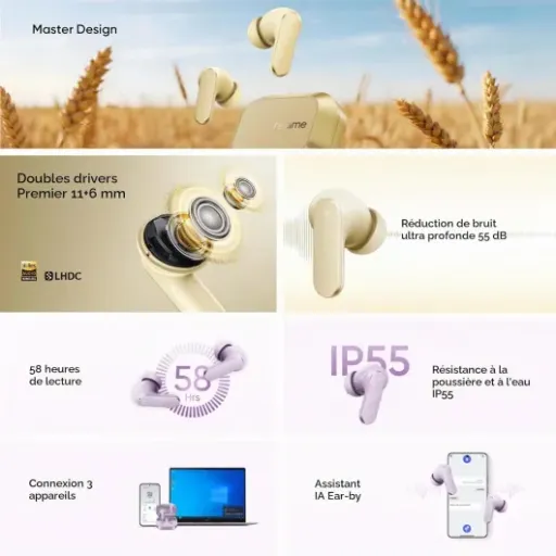 Test Realme Buds Air 8 : des écouteurs blindés de fonctions à prix assez raisonnable