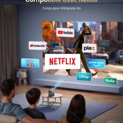 Test WiMiUS P61 Pro : le mini vidéoprojecteur Netflix qui remplace (presque) la télé