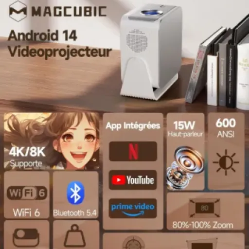 Test Magcubic HY350Max : le mini vidéoprojecteur qui fait (presque) tout tout seul