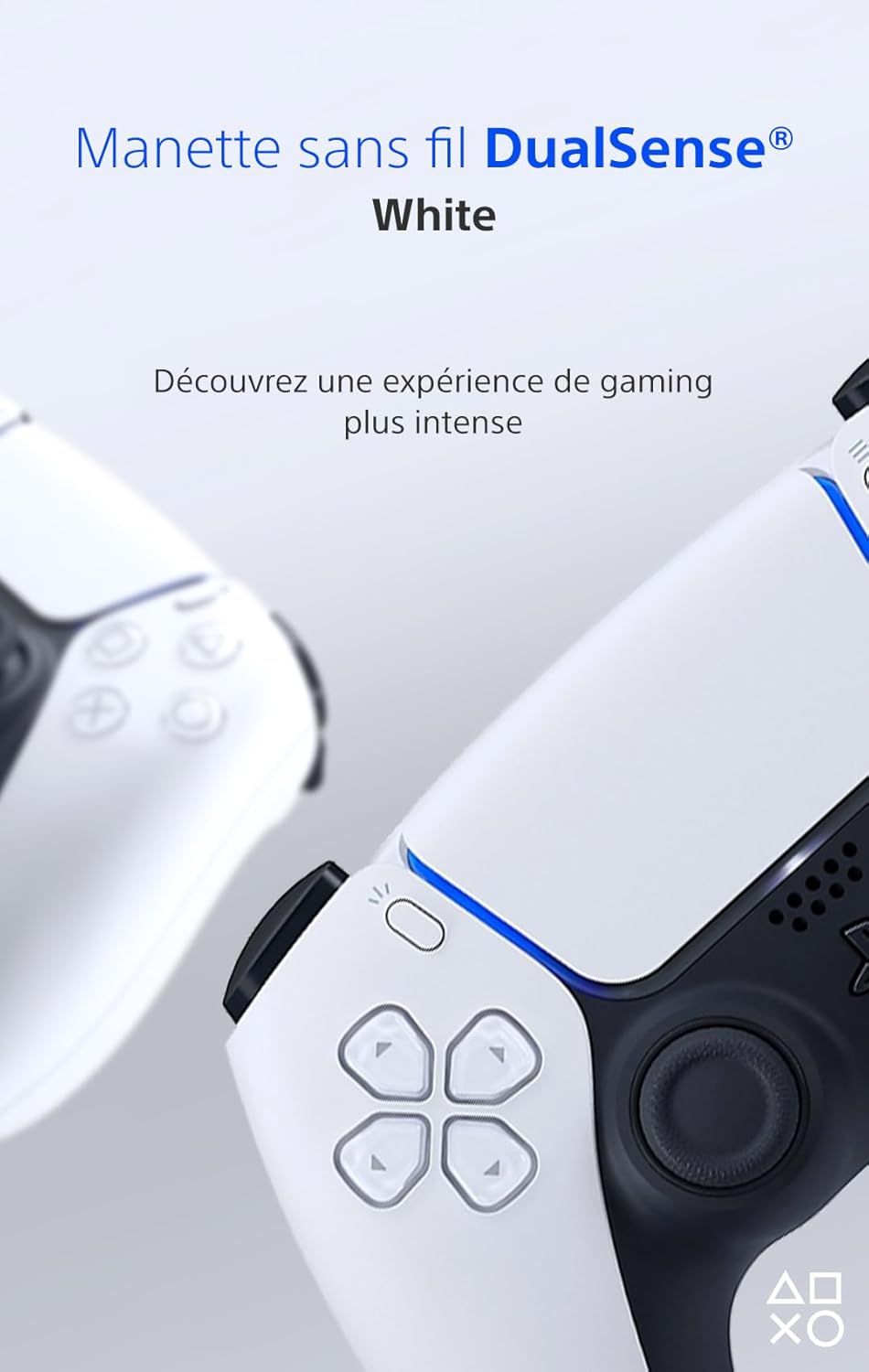 Sony, Manette 5 Officielle DualSense, Sans Fil, avec Retour Haptique & Gâchettes Adaptatives, Micro Intégré, Batterie Rechargeable, Compatible PS5/PC, Couleur : Bicolore