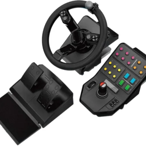 Test Logitech G Saitek Farm Simulator : le kit pour se prendre pour un agriculteur sans quitter son bureau