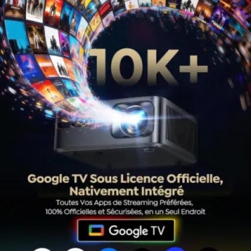 Test WiMiUS G2 Google TV : un vidéoprojecteur lumineux qui fait (presque) tout tout seul