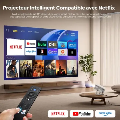 Test TOPTRO TP1 : le vidéoprojecteur compact qui mise tout sur l’image et Netflix intégré
