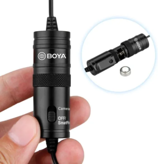 Micro Cravate by-M1 pour Smartphones et appareils Photo de Canon/Nikon, Noir Unique