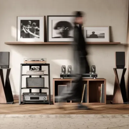 Test FITUEYES Meuble HiFi 4 étagères : le meuble audio qui fait le job sans chichi