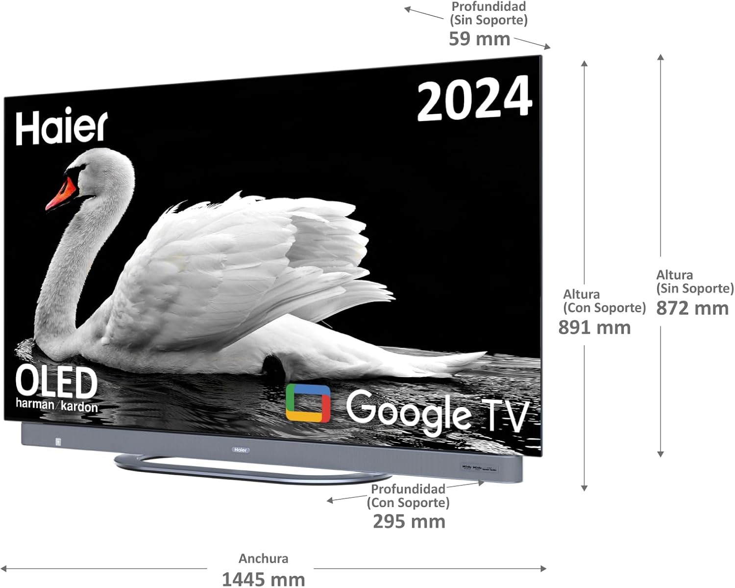 TV C90 (2024) 65" OLED UHD 4K - H65C900UX Série C90 - OLED Harman Kardon 65"