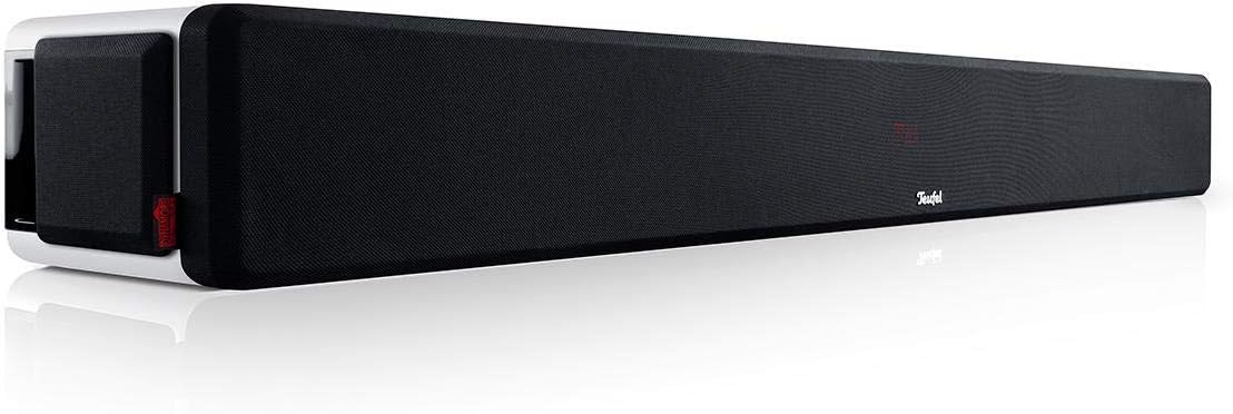Cinebar Ultima Barre de Son puissante avec Caisson de Basses XXL intégré, 380 Watts, Bluetooth, HDMI-CEC, Son Surround (Blanc)