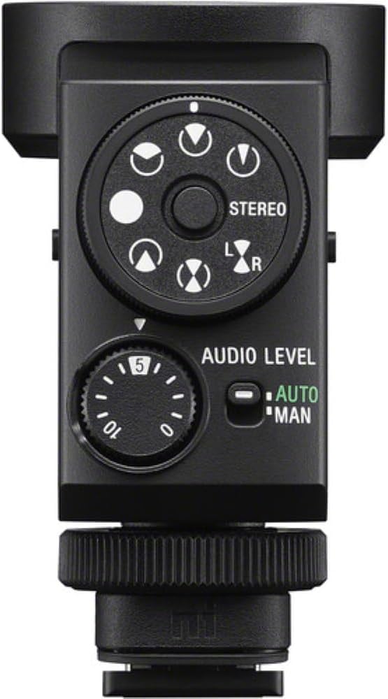 Microphone numérique Shotgun ECM-M1, Noir
