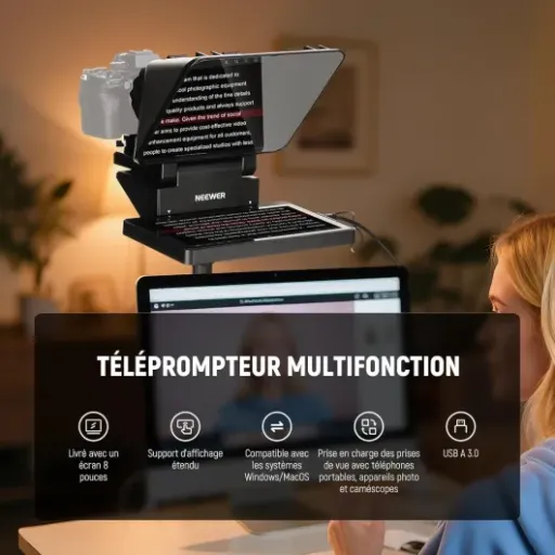 Test NEEWER X11 : le téléprompteur qui simplifie (un peu) la vie des créateurs solo