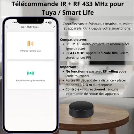 Test Sone Smart One Télécommande Universelle WiFi IR RF 433MHz : petit boîtier pas cher qui simplifie (un peu) la vie