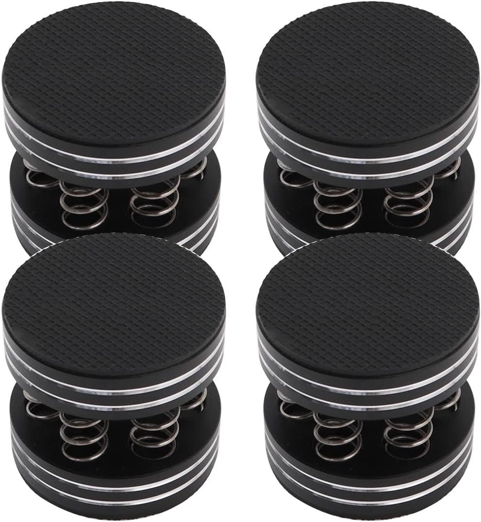 4PCS Pieds d'isolation de Haut-Parleur Ressort Audio Amortisseur Protecteurs de Sol Coussinet d'amortissement pour amplificateur de Platine Vinyle DAC Subwoofer Audio Equipment