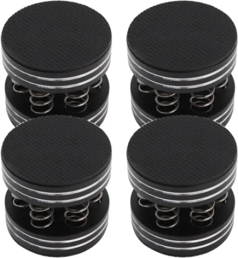 4PCS Pieds d'isolation de Haut-Parleur Ressort Audio Amortisseur Protecteurs de Sol Coussinet d'amortissement pour amplificateur de Platine Vinyle DAC Subwoofer Audio Equipment